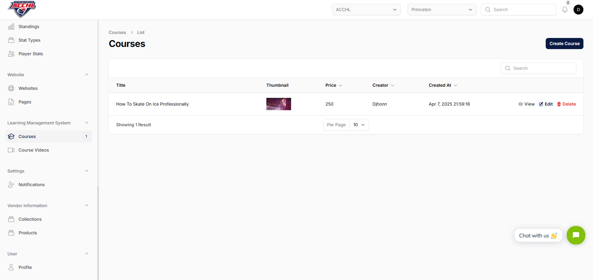 Coach Dashboard